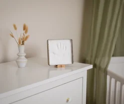 Caja Huella de Bebé Cuadrada Jolis Coeurs