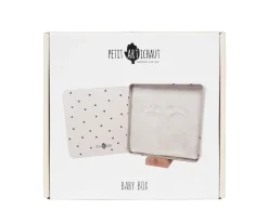 Caja Huella de Bebé Cuadrada Jolis Coeurs