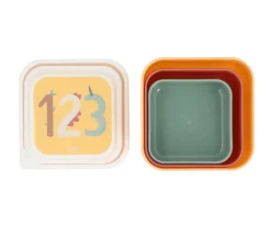 3 Cajas Almuerzo Funny Letters