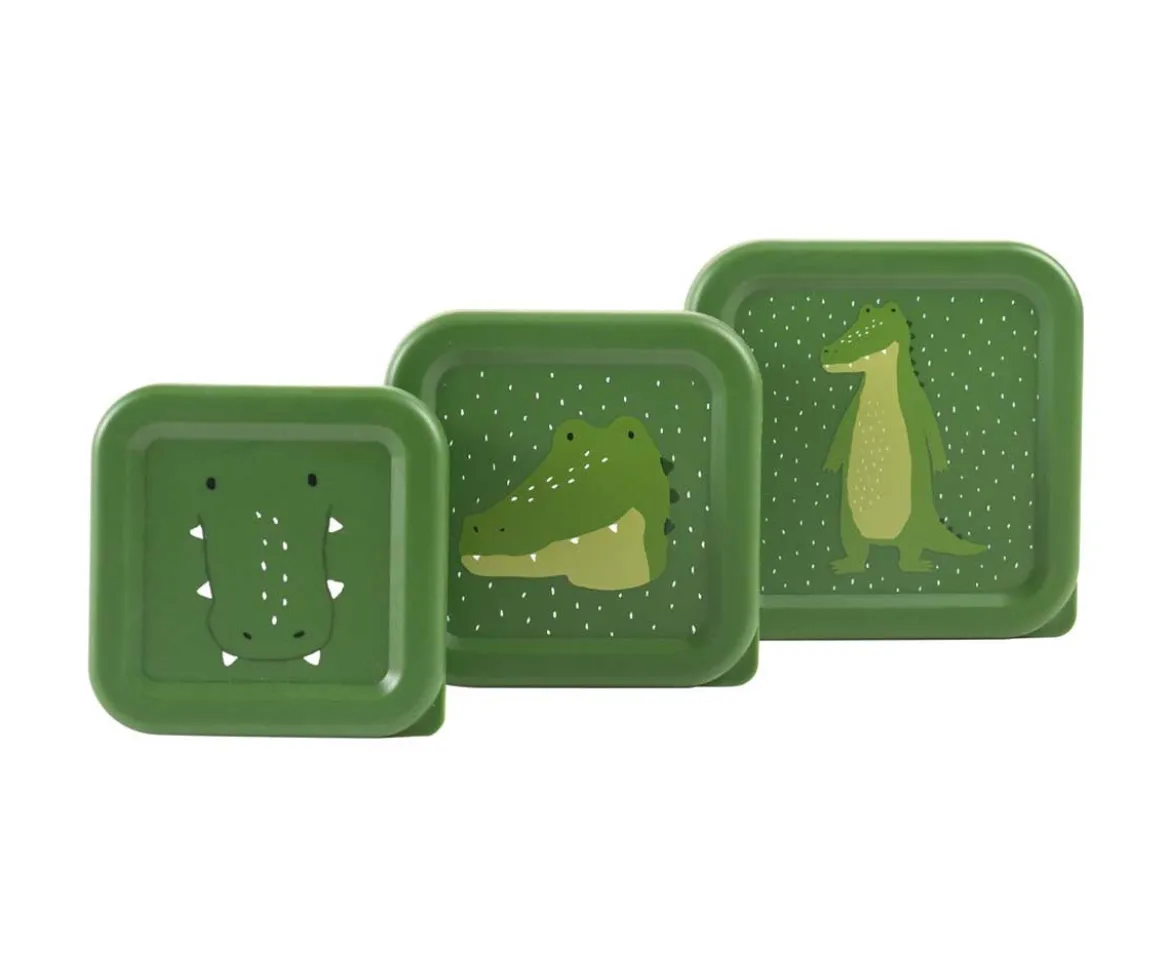 3 Cajas Almuerzo Mr. Cocodrilo