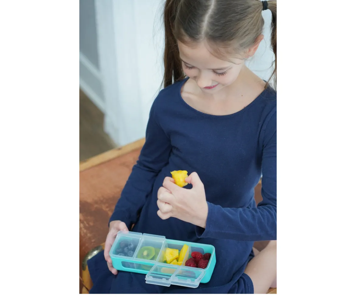 Caja Snackle 4 Compartimentos Blue