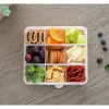 Caja Snackle 9 Compartimentos Peach Daisy Print