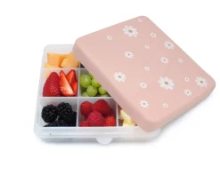Caja Snackle 9 Compartimentos Peach Daisy Print