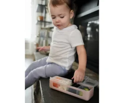 Caja Snackle 4 Compartimentos Pink