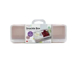 Caja Snackle 4 Compartimentos Pink