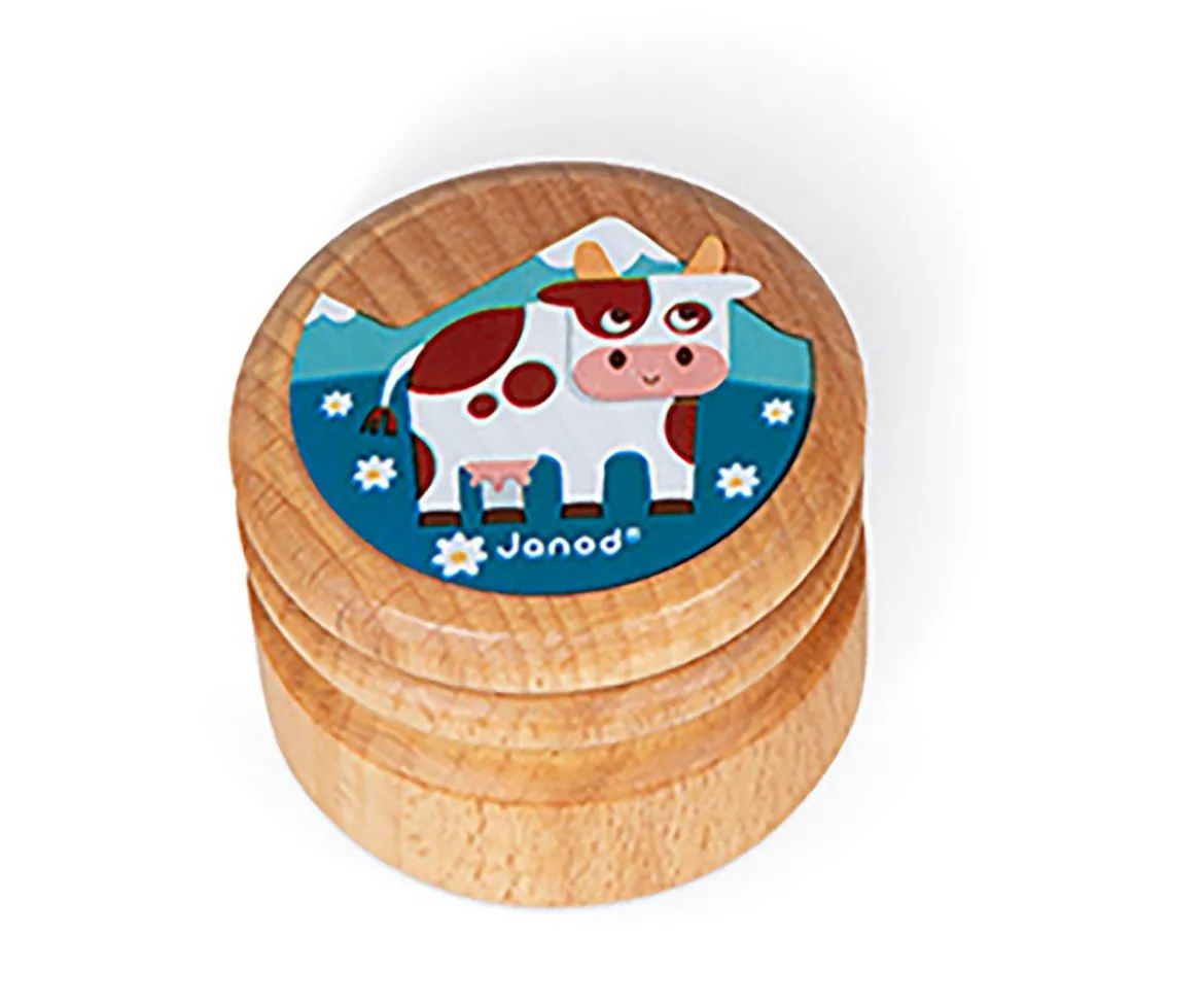 Cajita para Dientes Pocket Vaca
