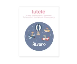 Cajita para Fruta Personalizada Campus Cool Blue Planes