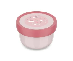 Cajita para Fruta Personalizada Campus Cool Pink Blossom Birds