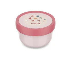 Cajita para Fruta Personalizada Campus Cool Pink Geometric Nature