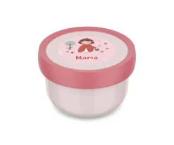 Cajita para Fruta Personalizada Campus Cool Pink Little Red