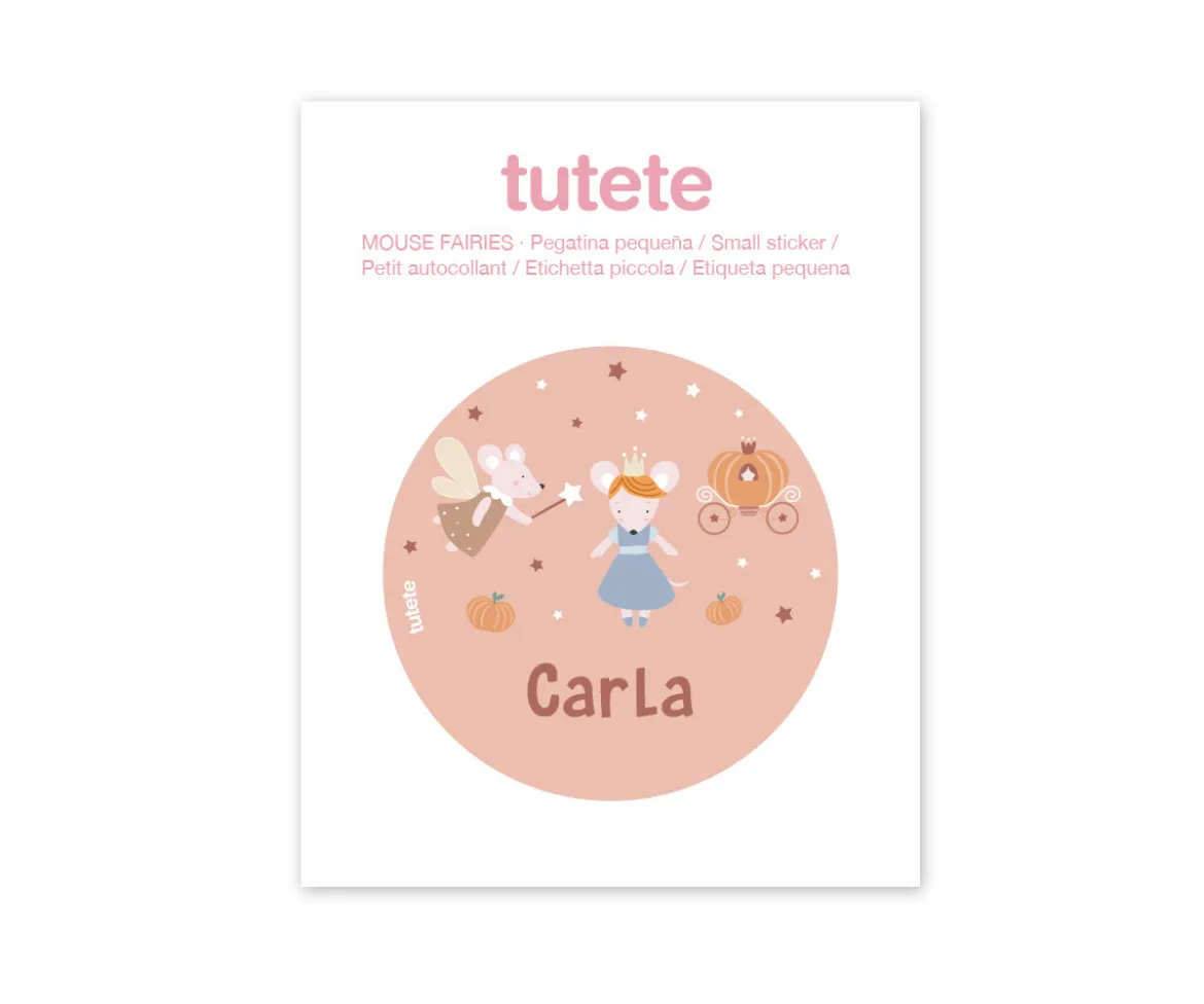 Cajita para Fruta Personalizada Campus Cool Pink Mouse Fairies