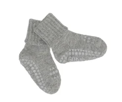 Calcetines Suela Antideslizante Alpaca Gris Melange