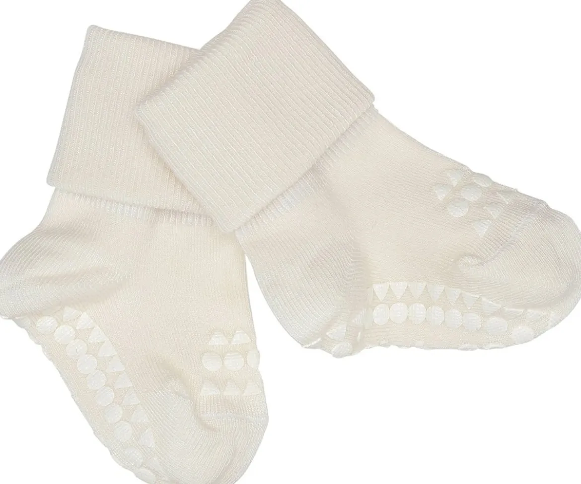 Calcetines Suela Antideslizante Bambú Blanco Roto