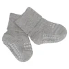 Calcetines Suela Antideslizante Bambú Gris Claro