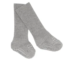 Calcetines Suela Antideslizante Bambú Gris Claro