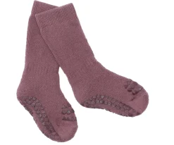 Calcetines Suela Antideslizante Terry Algodón Orgánico Misty Plum