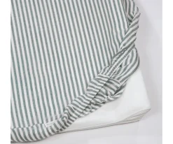Cambiador Home con Funda Praliné Rayas Matcha