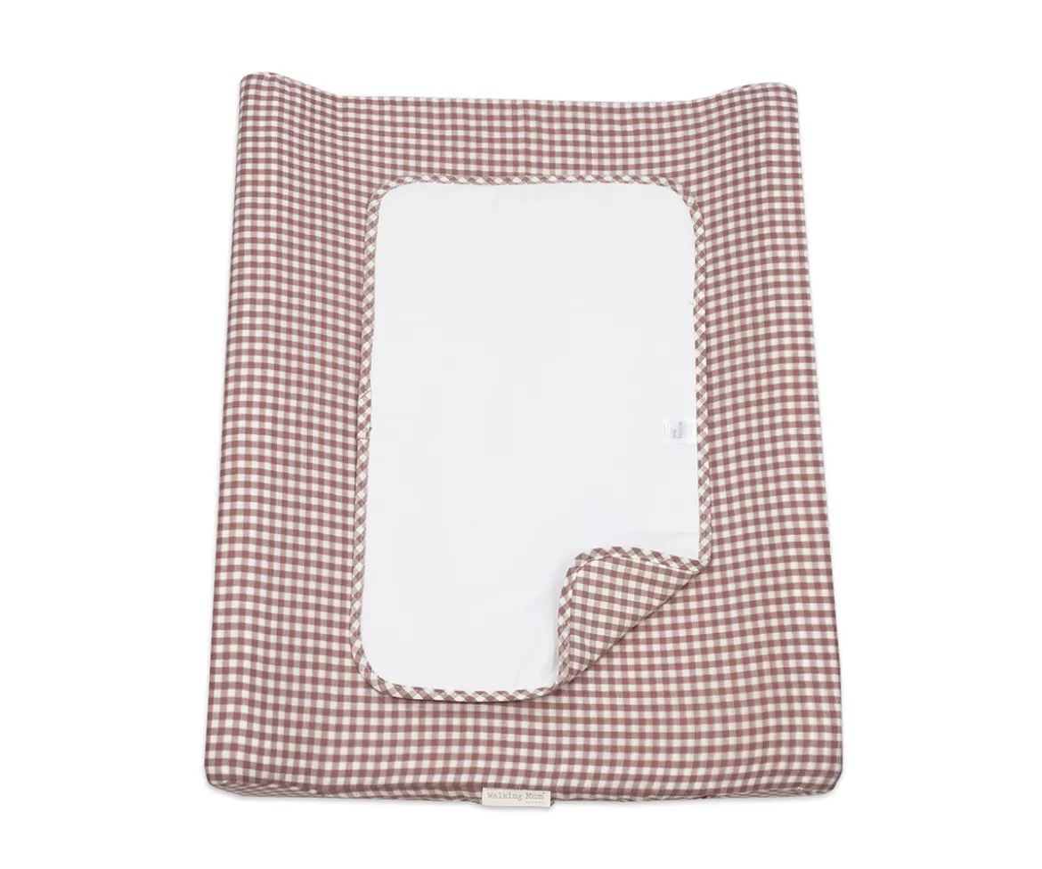 Cambiador Home con Funda Praliné Vichy Moka