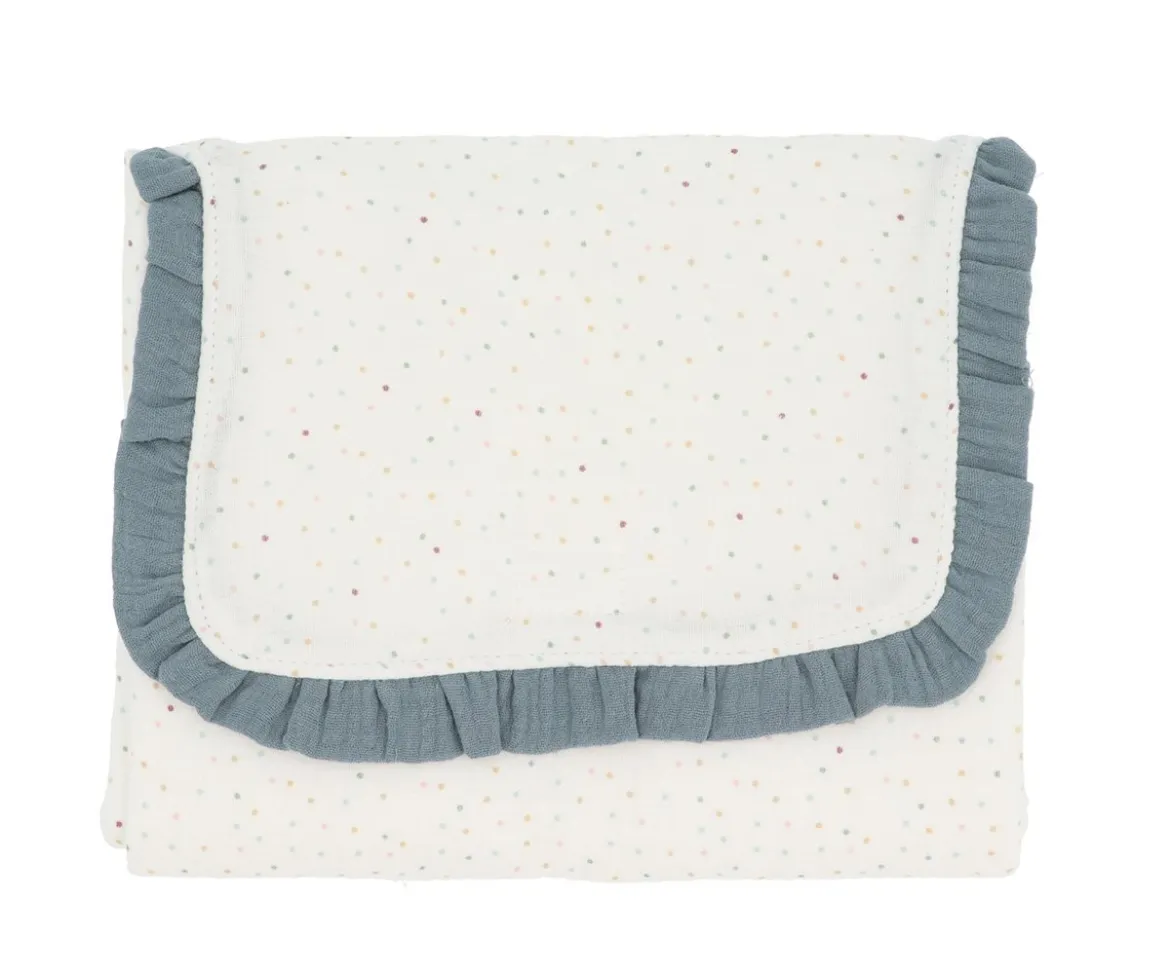 Cambiador Plegable Rainbow Dots Azul