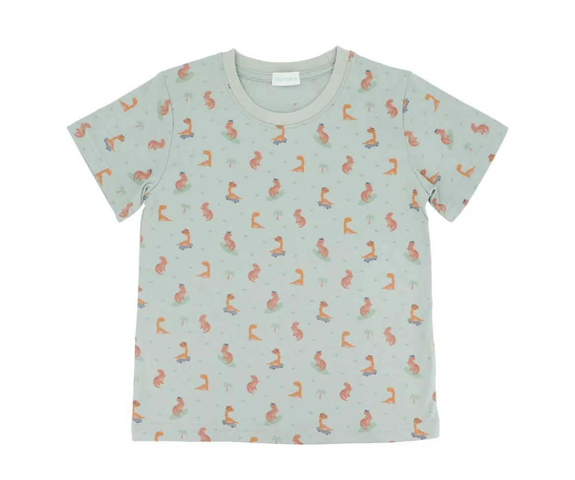 Camiseta Algodón Monnëka Cool Dinos