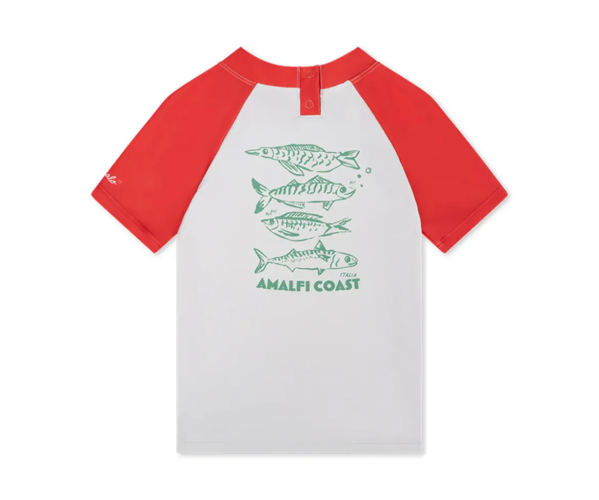 Camiseta Protección Solar Catch of the Day Red