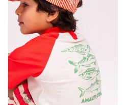 Camiseta Protección Solar Catch of the Day Red