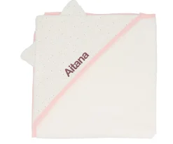 Capa de Baño Rainbow Dots Rosa Personalizable