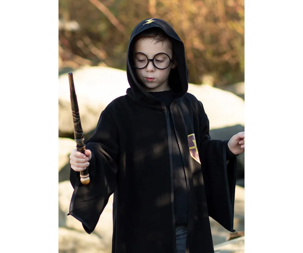Capa de Mago Negra con Gafas