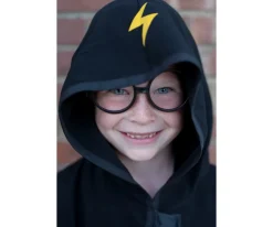 Capa de Mago Negra con Gafas