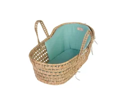 Capazo Pequeño Hoja de Palma Verde
