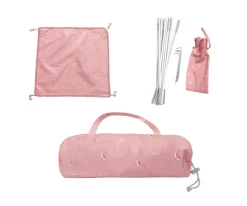 Carpa con Protector Antimosquitos Whale Pink