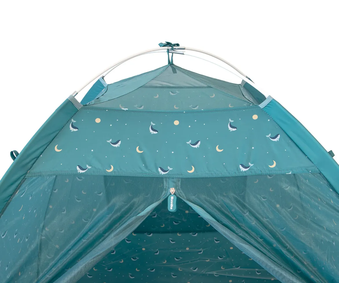 Carpa con Protector Antimosquitos Whale Teal