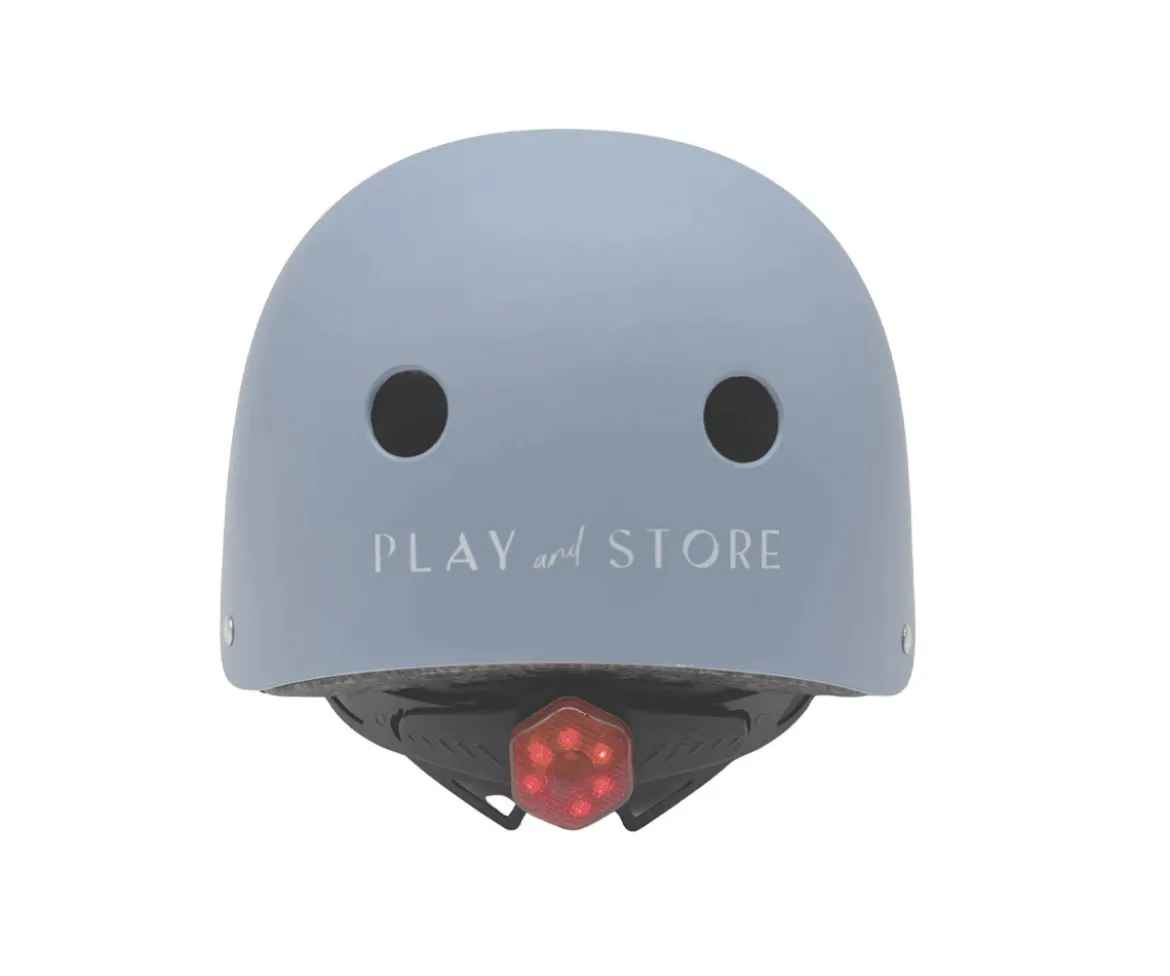 Casco Blue con Luz