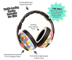 Cascos Anti Ruido Dark Green Baby 3-24meses