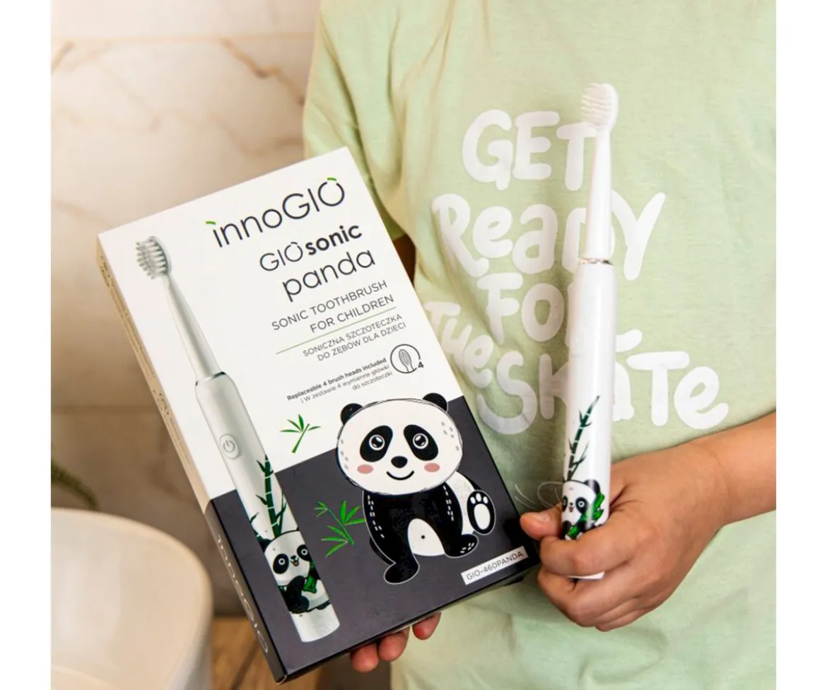 Cepillo de Dientes Sónico Eléctrico Giosonic Panda