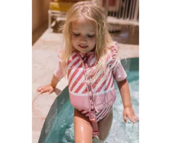 Chaleco Flotador Aprendizaje Stripes Bloom & Blush