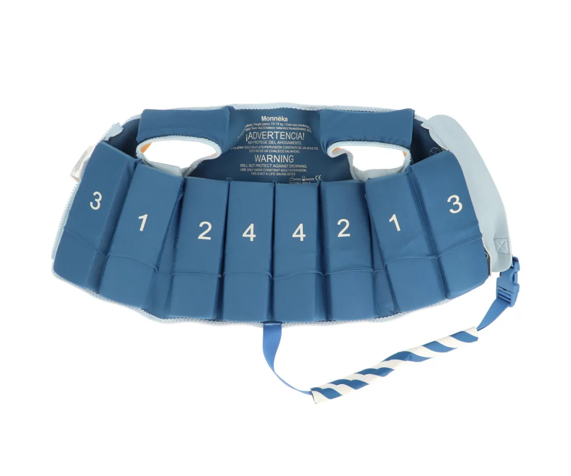 Chaleco Flotador Aprendizaje Stripes Blues & Beyond