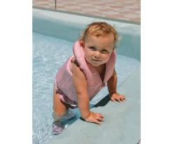 Chaleco Flotador Aprendizaje Whale Pink Talla 1-2 años
