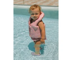 Chaleco Flotador Aprendizaje Whale Pink Talla 1-2 años