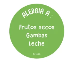 1 Chapa Alergia Verde Personalizada