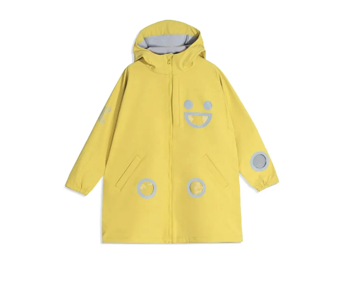 Chaqueta Impermeable Cortavientos Wistiti Amarilla