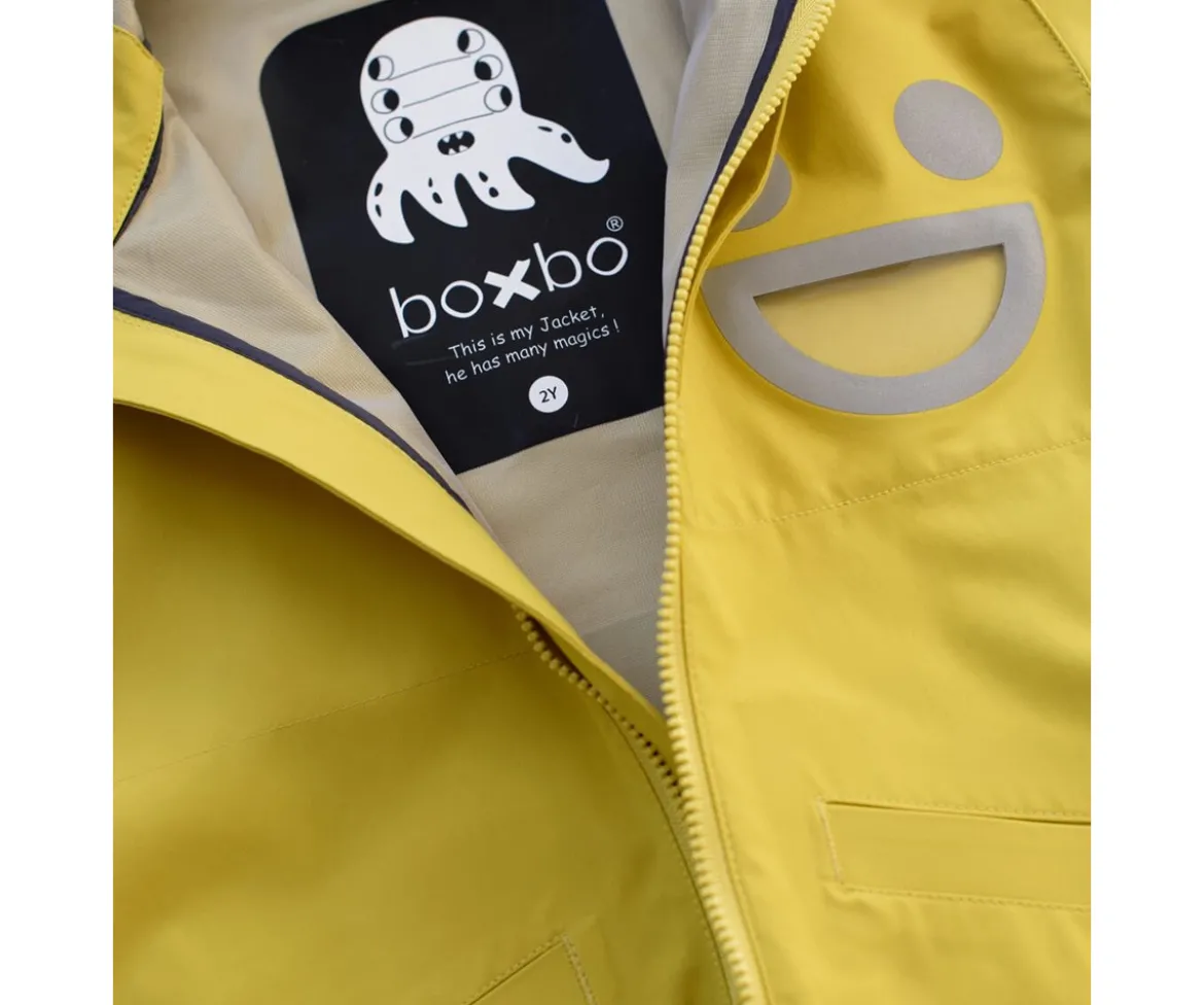 Chaqueta Impermeable Cortavientos Wistiti Amarilla
