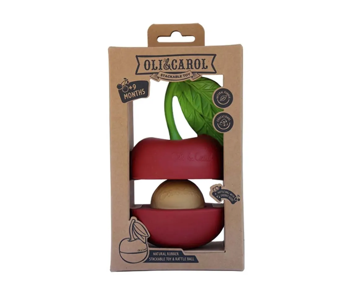Cherry Juguete Apilable y Pelotita Sonajero