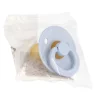 Chupete BIBS Colour Round Steel Blue en Bolsita