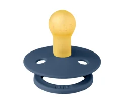 Chupete BIBS Colour Round Steel Blue en Bolsita