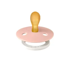 Chupete Nocturno BIBS Colour Simétrica Blush en Bolsita