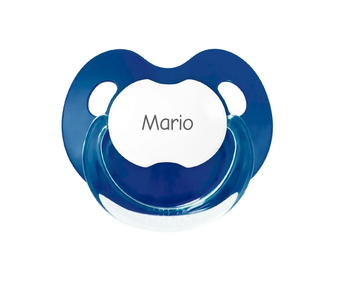Chupete Personalizado Retro Azul Ultramar