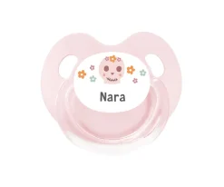 Chupete Personalizado Retro Calavera Flores