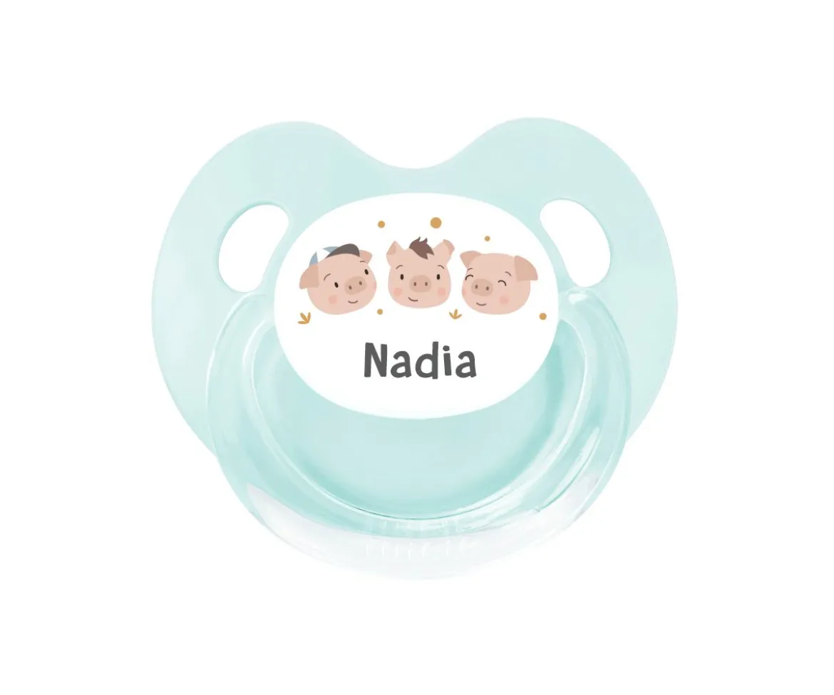 Chupete Personalizado Retro The Three Little Pigs