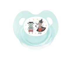 Chupete Retro Aqua Cerdito Halloween